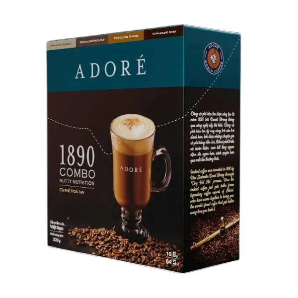 Cà Phê Cappuccino ADORÉ 1890 Nutty Nutrition